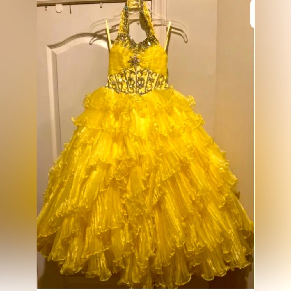 Gorgeous Ritzee Girls Pageant Dress Size 4. - Picture 7 of 7